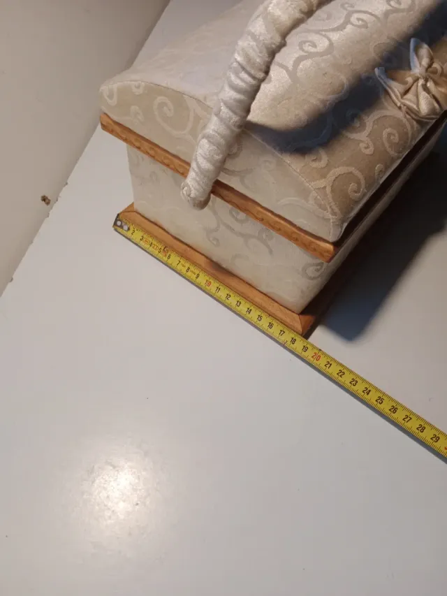 Set di 2 scatole per cucito decorate