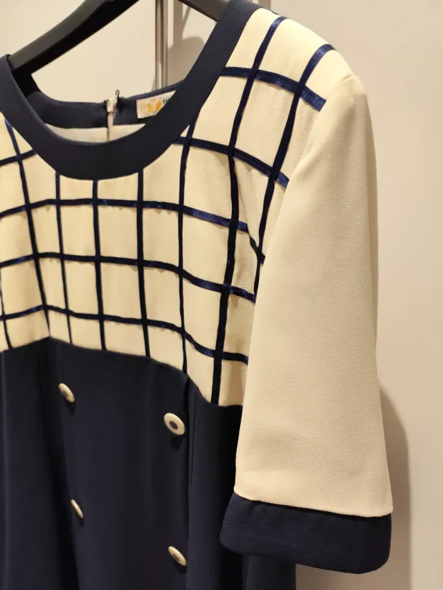 Conjunto de fiesta azul