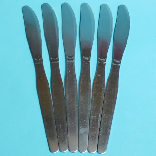 Set 6 Cuchillos Acero Inoxidable