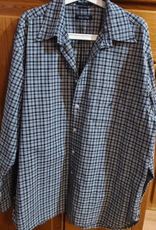 Camisa Nautica Cuadros Talla L/XL