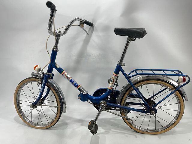 Vecchia Bicicletta Pieghevole BH Blu per Bambini