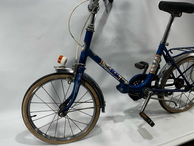 Vecchia Bicicletta Pieghevole BH Blu per Bambini