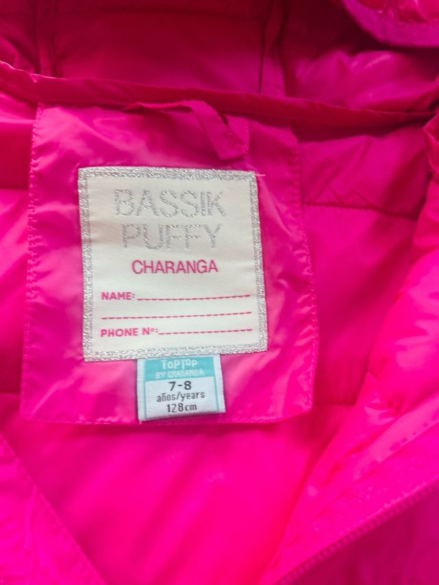 Plumas fucsia niña de  Charanga Talla 7/8