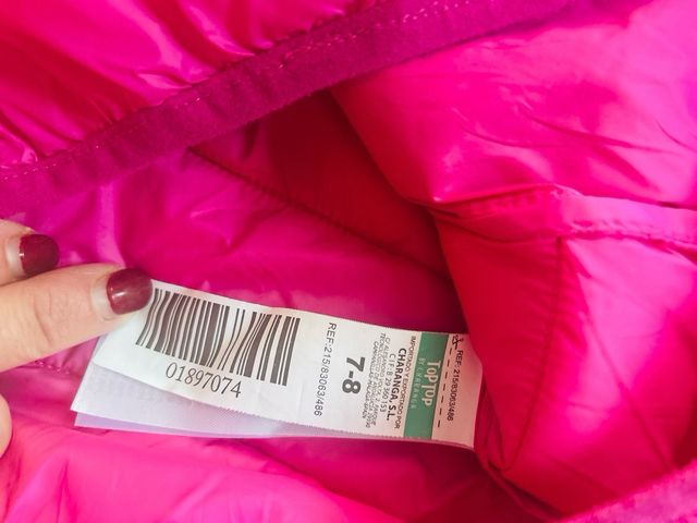 Plumas fucsia niña de  Charanga Talla 7/8