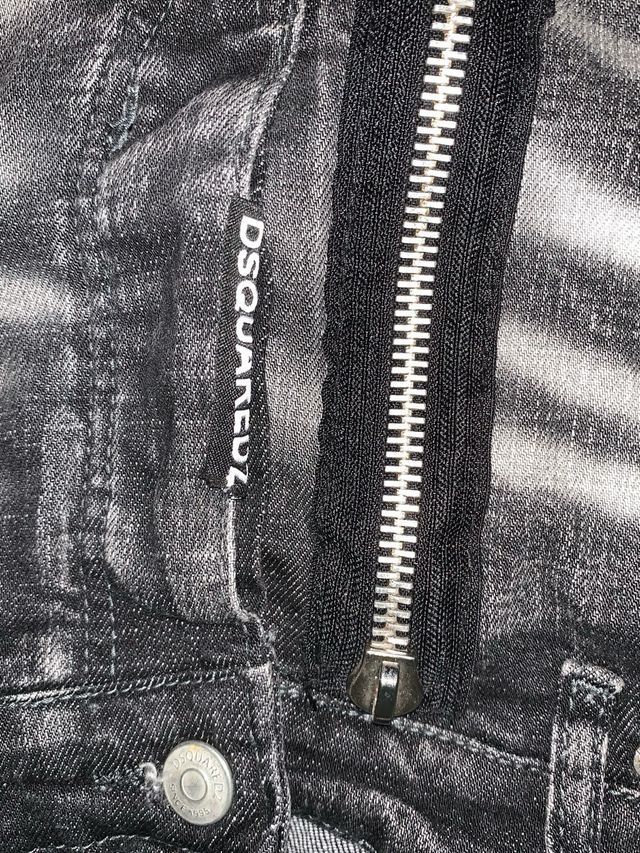Pantalón DSQUARED2 Negro Desgastado