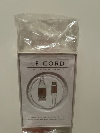 Le Cord Cavo Carica pelle legno