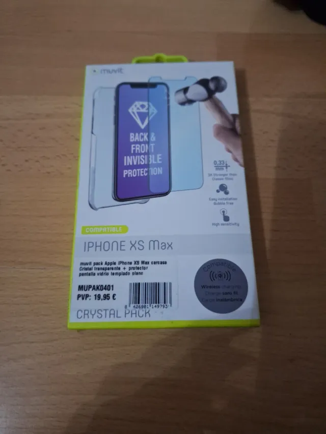 Protettore Schermo iPhone XS Max Muvit