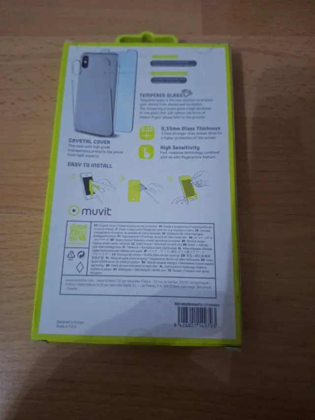 Protettore Schermo iPhone XS Max Muvit