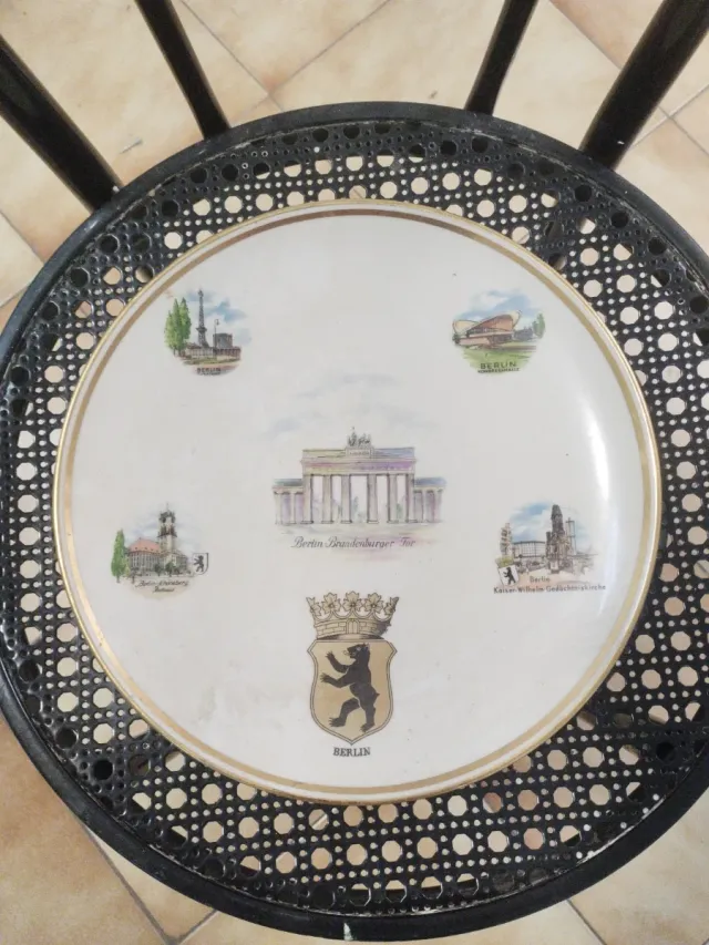 Plato Decorativo Cerámica Berlín
