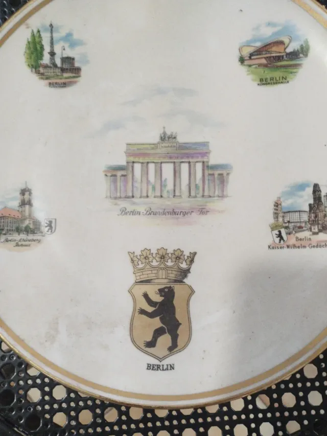 Plato Decorativo Cerámica Berlín