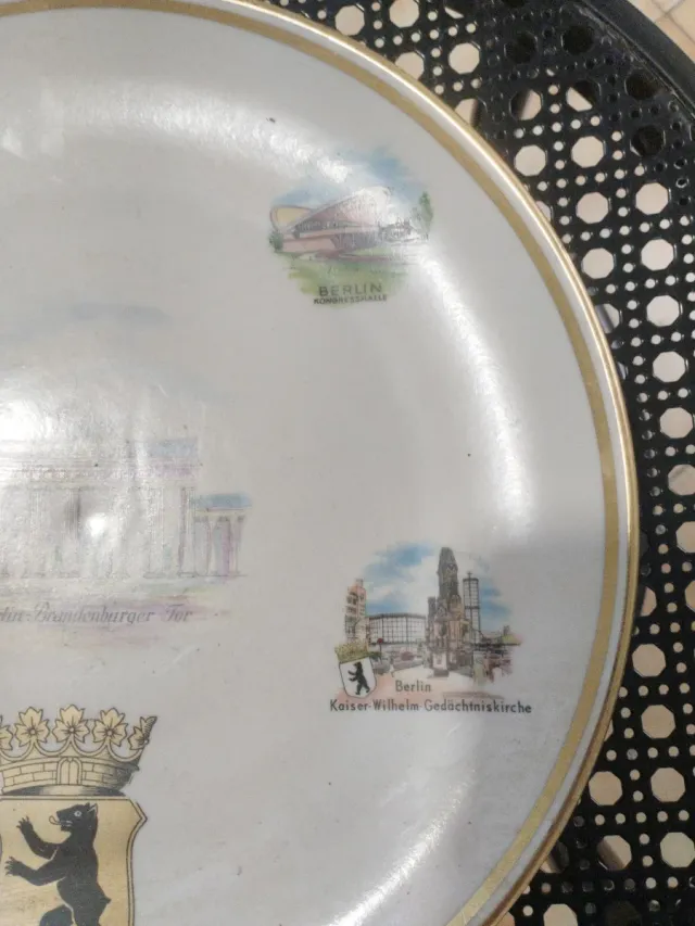 Plato Decorativo Cerámica Berlín