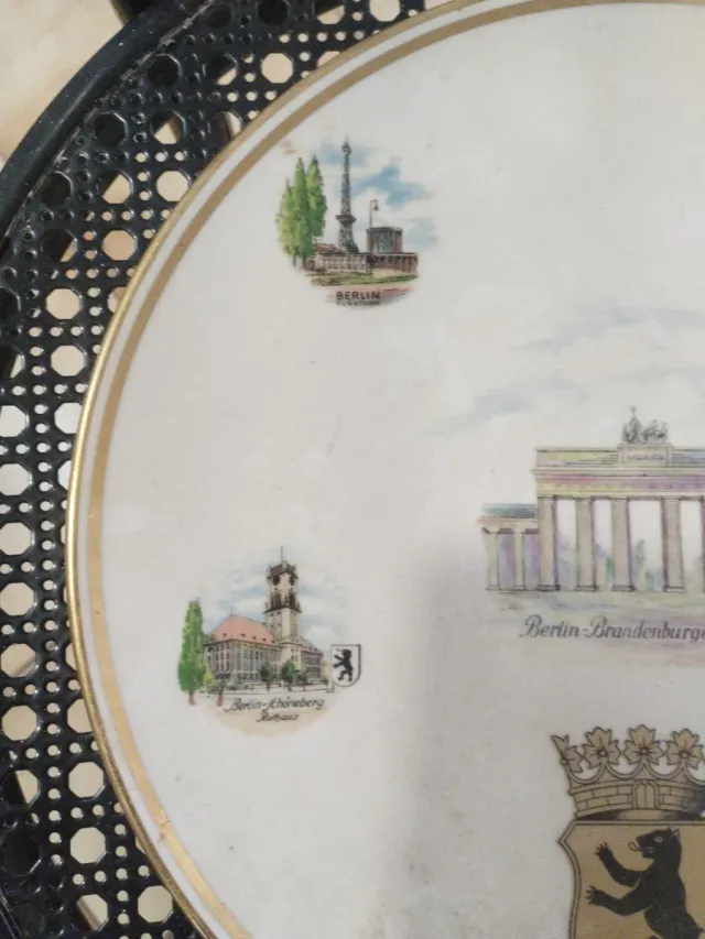Plato Decorativo Cerámica Berlín