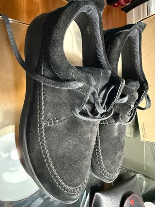 Zapatos Clarks Ante Negro Talla 44