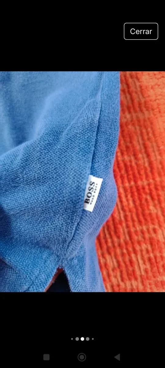 Polo Hugo Boss Azul niño