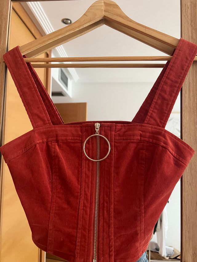 Crop Top Rojizo Forever 21