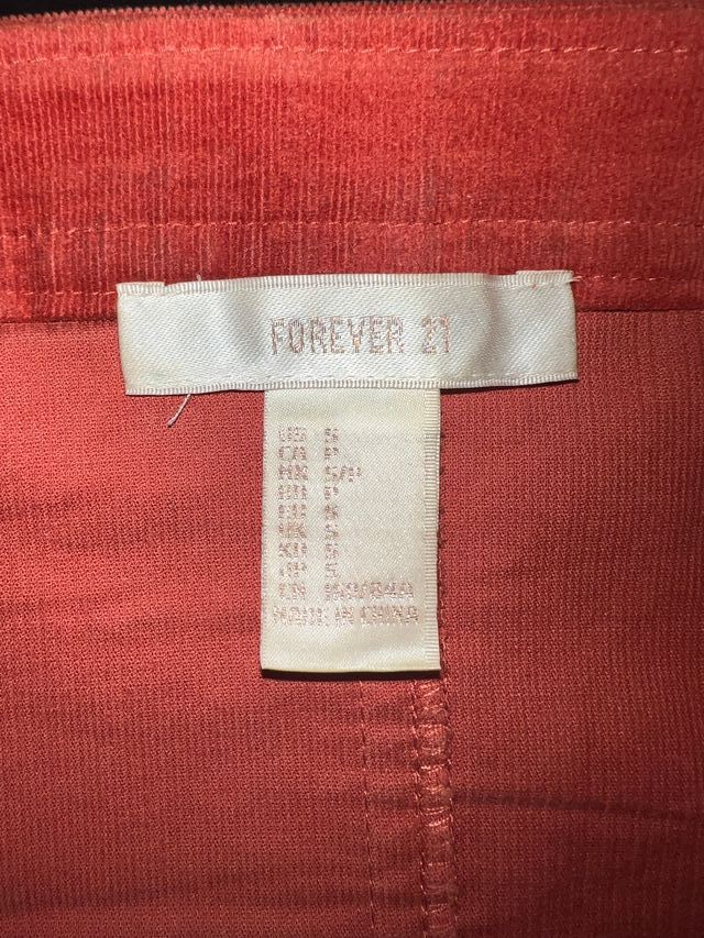 Crop Top Rojizo Forever 21