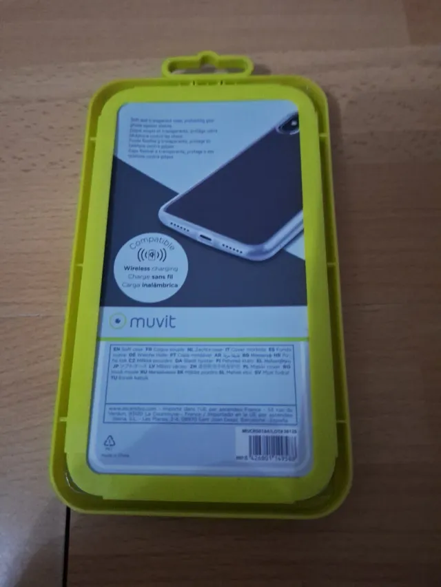 Custodia Muvit iPhone XS Max in Cristallo Trasparente