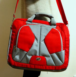 Maletín Samsonite American Tourister Rojo/Gris