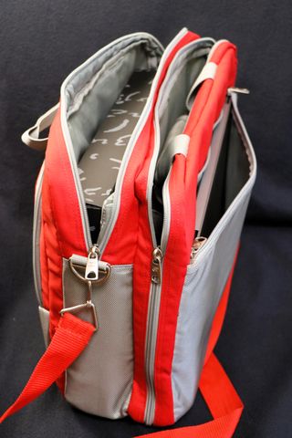 Maletín Samsonite American Tourister Rojo/Gris