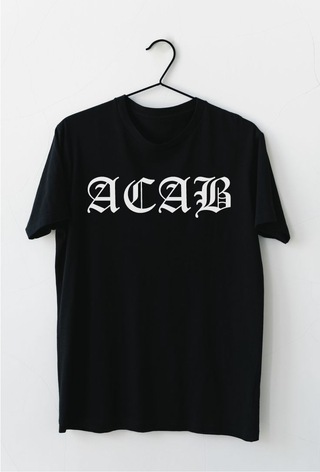 Camiseta ACAB Classic Algodon Negro Unisex