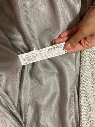 Zara Giubbotto Donna Grigio