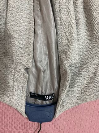 Zara Giubbotto Donna Grigio