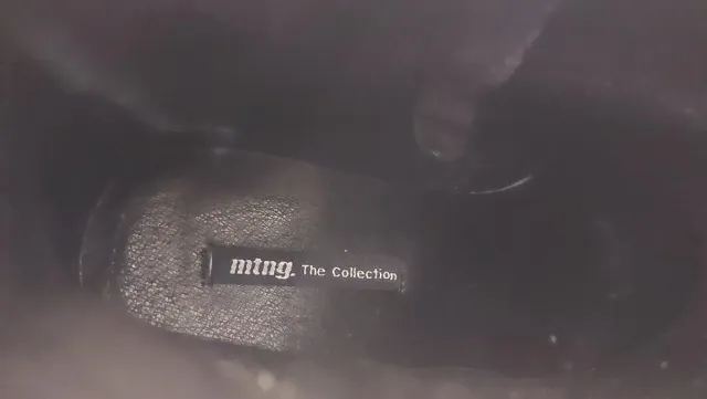 Botas Mustang Tacón Plataforma Gris Talla 40