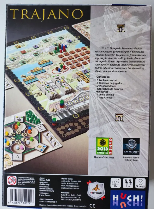 Juego de mesa Trajano Stefan Feld