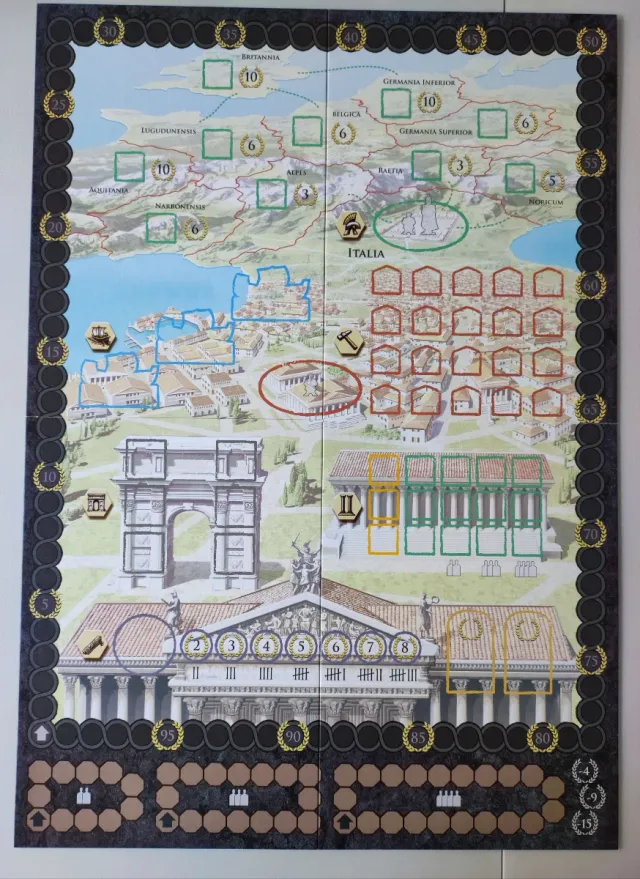 Juego de mesa Trajano Stefan Feld