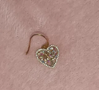 Pendiente Corazón Árbol Vida Lotus Plata