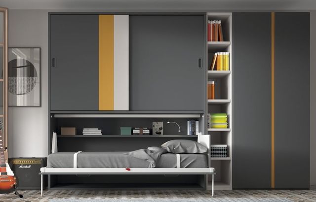 Cama abatible con armario formas revolution