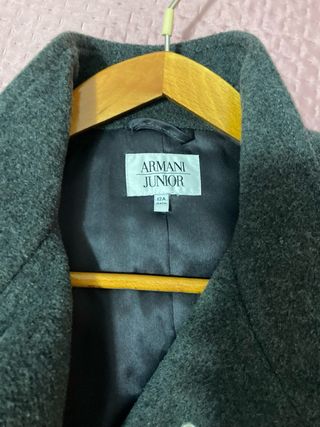 Armani Junior Giubbotto Donna Grigio