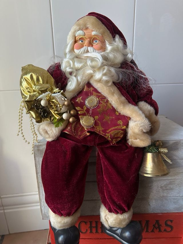 Decoración Navideña Santa y Reno