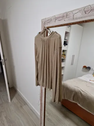 Camisa fiesta beige talla M