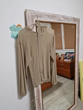 Camisa fiesta beige talla M