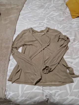 Camisa fiesta beige talla M