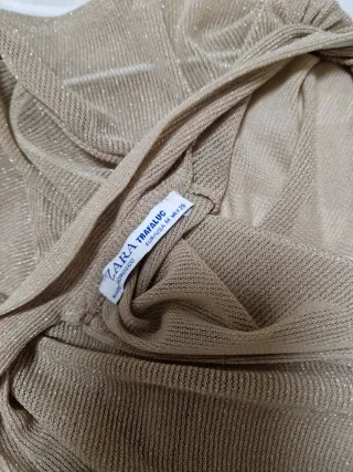 Camisa fiesta beige talla M