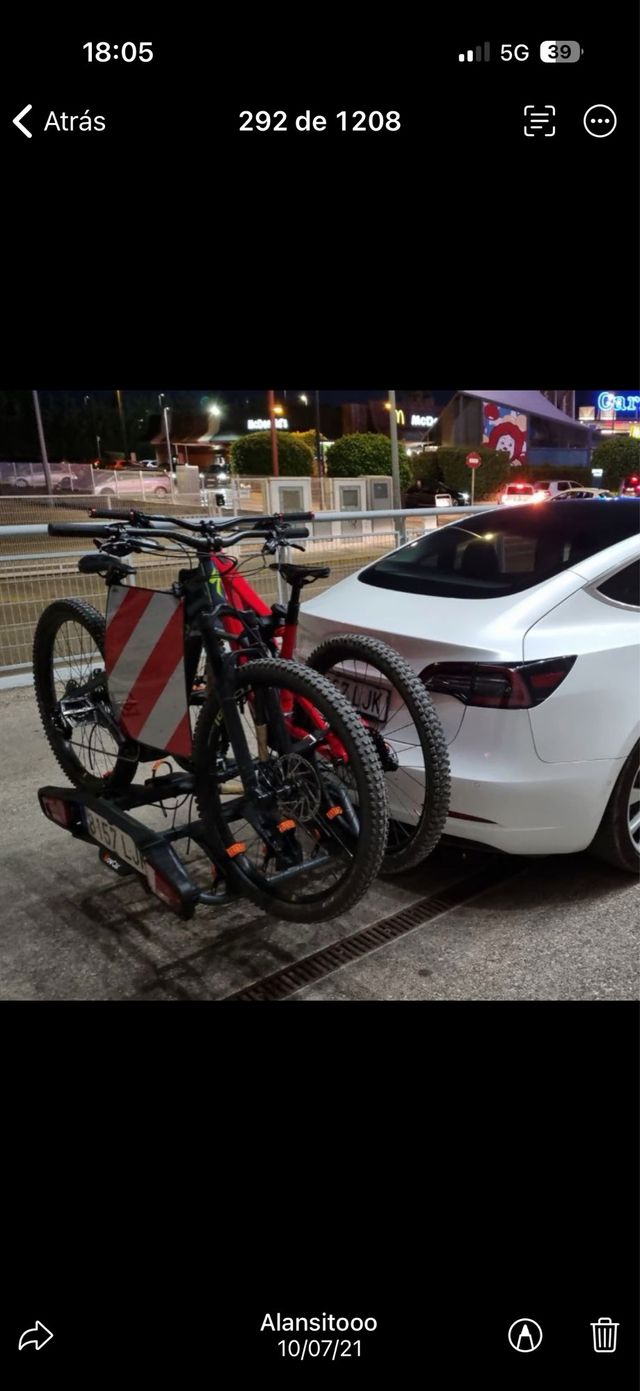 Portabicicletas Towcar 3 bicis ebikes