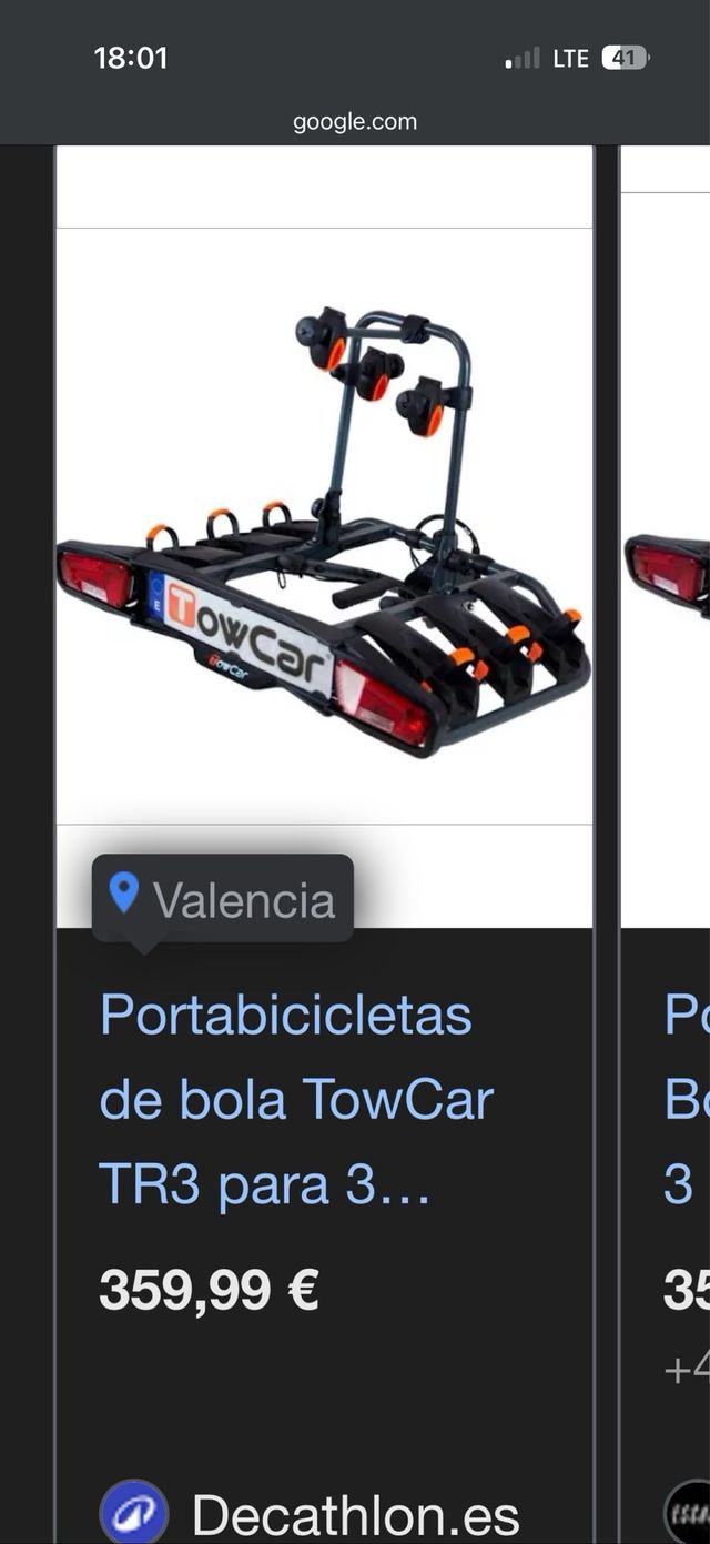 Portabicicletas Towcar 3 bicis ebikes