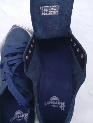 Sneakers Dr. Martens blu pelle