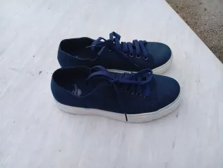 Sneakers Dr. Martens blu pelle