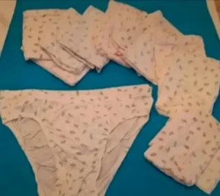 12 slips Algodón Vintage Estampadas