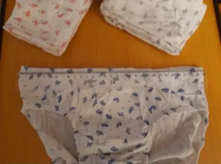 12 slips Algodón Vintage Estampadas