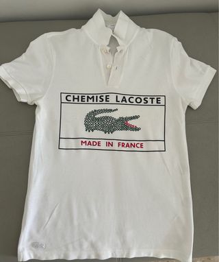 Polo Lacoste Blanco Hombre