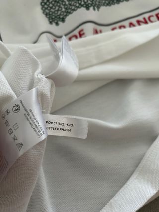 Polo Lacoste Blanco Hombre