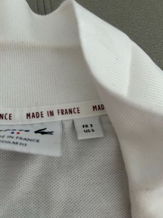 Polo Lacoste Blanco Hombre