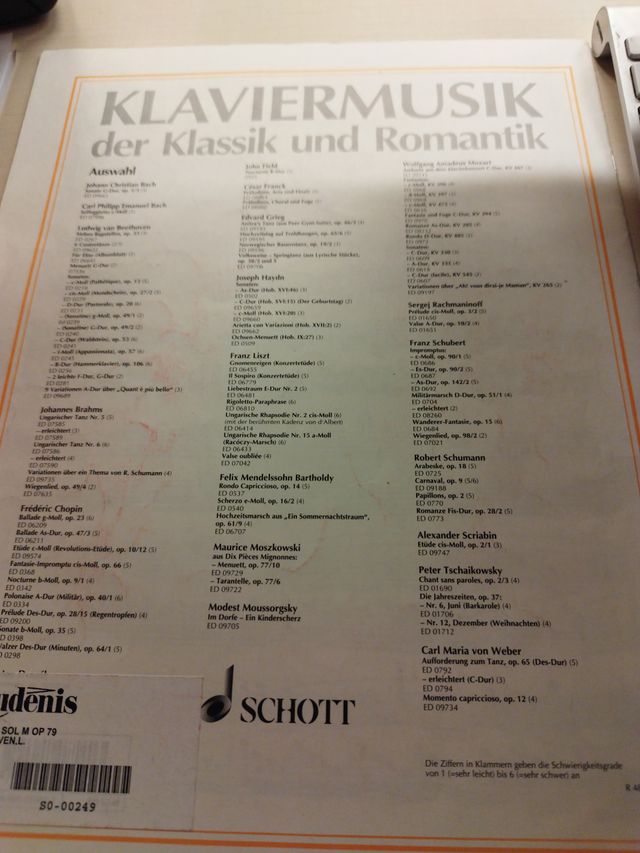 Partitura Beethoven Sonata Op. 79