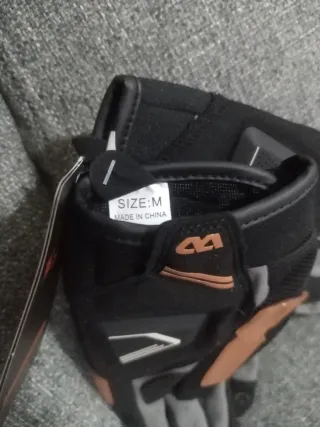 Guantes WEST BIKING Moto/Bici Negro/Marrón