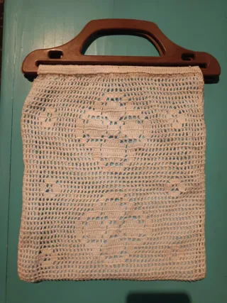 Bolso vintage ganchillo
