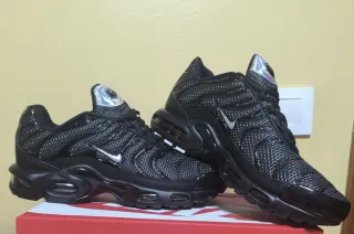 Zapatillas Nike TN Air Max Negras Plata